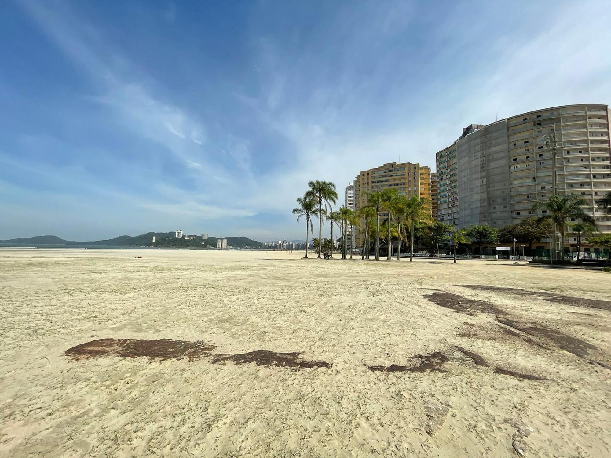 Ap Pe Na Areia Vista Parcial Mar Apartment Santos  Exterior photo