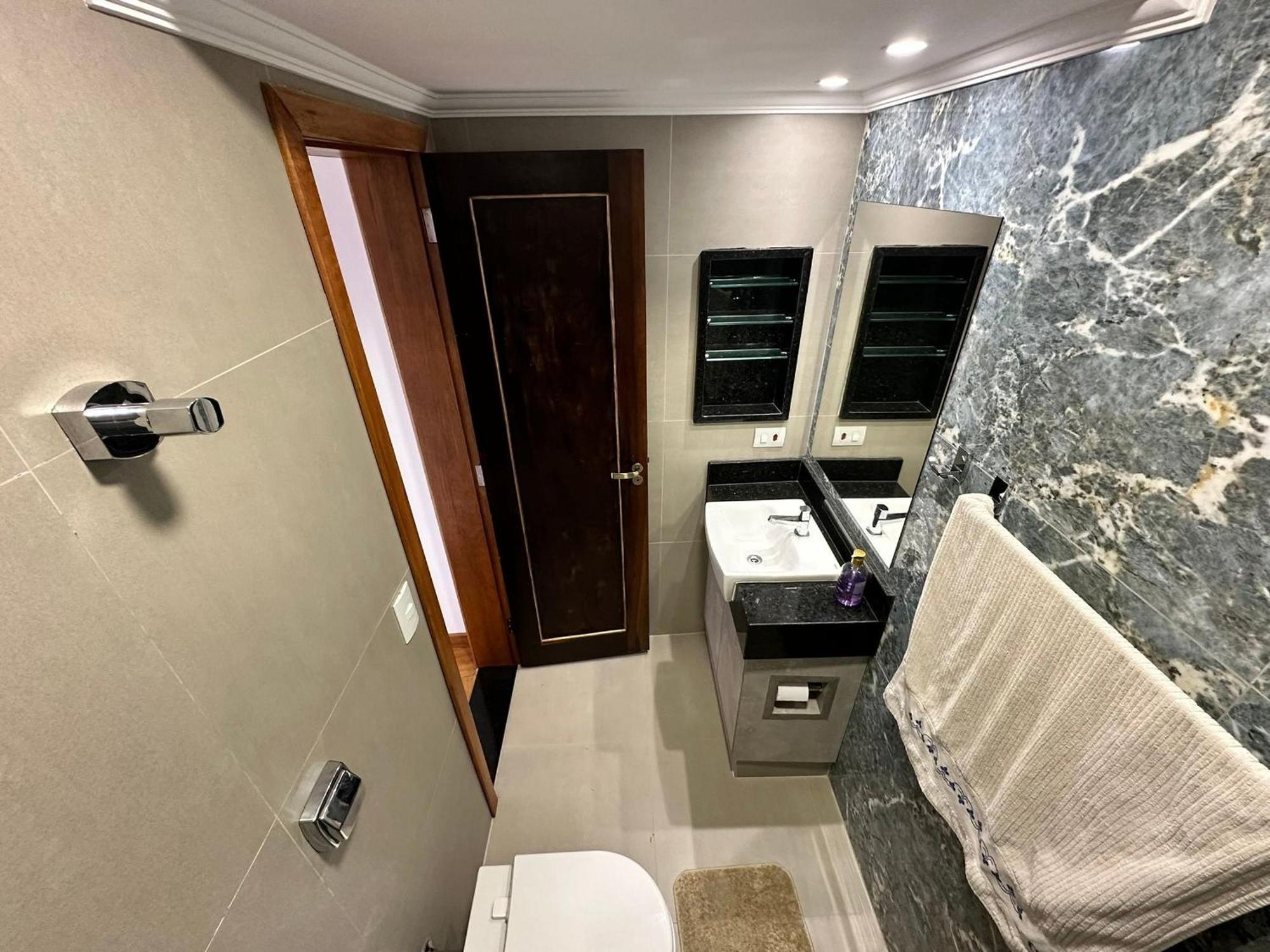 Ap Pe Na Areia Vista Parcial Mar Apartment Santos  Exterior photo