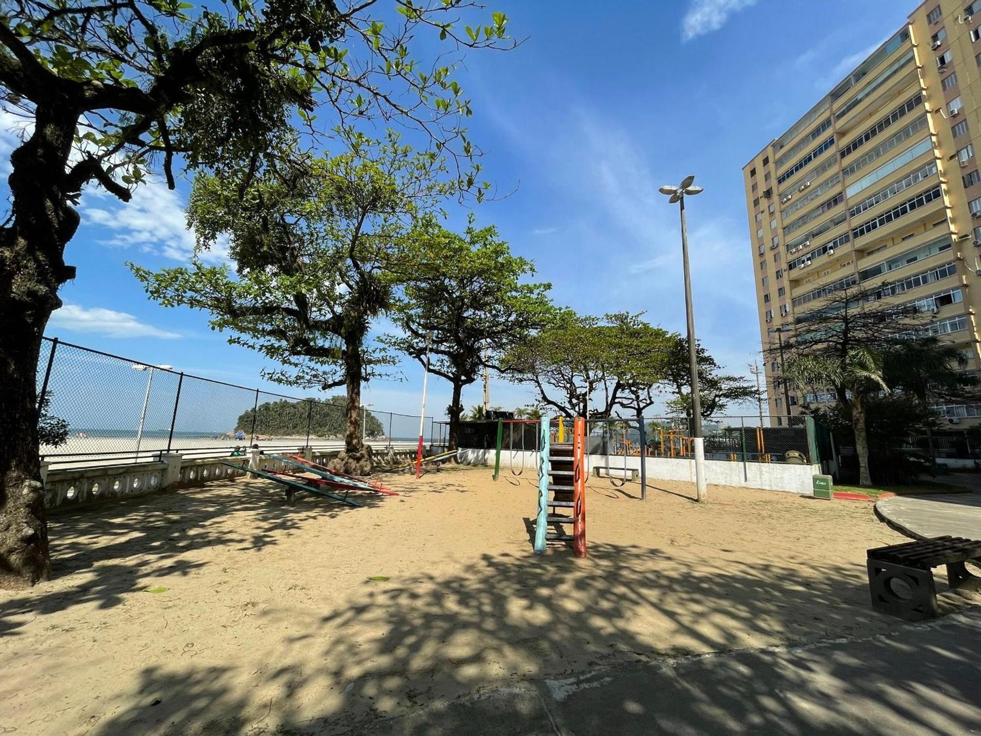 Ap Pe Na Areia Vista Parcial Mar Apartment Santos  Exterior photo