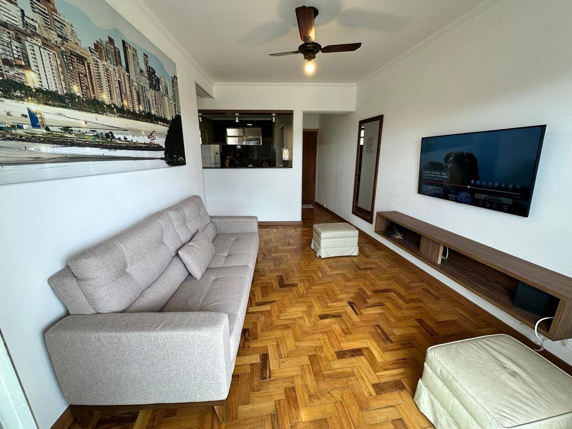 Ap Pe Na Areia Vista Parcial Mar Apartment Santos  Exterior photo